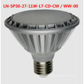 LED-Scheinwerfer kurzen Hals PAR30 E27 E26 120 V Dimmbar 11 Watt TÜV GS CE ROHS Zertifizierung 3 Jahre Garantie